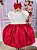 Vestido Miss Sweet Off Saia Vermelha - Imagem 1