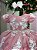 Vestido Marie Jardim Encantado Realeza Rose Renda Branca - Imagem 3
