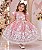 Vestido Marie Jardim Encantado Realeza Rose Renda Branca - Imagem 1