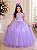 Vestido Enjoy Longo Laura Lilas Rendado - Imagem 1