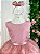 Vestido Infantil Enjoy Longo Regata Rosê - Imagem 3
