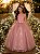 Vestido Infantil Enjoy Longo Regata Rosê - Imagem 1