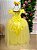 Vestido Enjoy Longo Laura Amarelo Rendado - Imagem 4