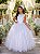 Vestido Infantil Enjoy Longo Regata Branco - Imagem 1