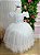Vestido Enjoy Longo Branco Babadinho - Imagem 5