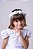 Vestido Enjoy Longo Branco Babadinho - Imagem 3