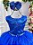 Vestido Infantil Enjoy Juvenil Helena Azul Royal - Imagem 2