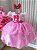 Vestido Tematico Belle Fille Barbie Tule - Imagem 1
