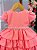 Vestido Miss Sweet Saia FluFlu Coral - Imagem 2