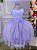 Vestido Princesa Belli Lilas Jardim Encantado - Imagem 1