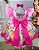 Vestido Temáticos Kids Princesas Disney Rosa - Imagem 8