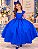 Vestido Giovanella/Giovanela Longo Valentina Azul Royal - Imagem 1