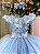 Vestido Marie Jardim Encantado Azul Bebê - Imagem 7