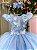 Vestido Marie Jardim Encantado Mel Azul Bebê - Imagem 5