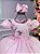 Vestido Infantil Menina Bonita Rosa Bebe Glitter - Imagem 2