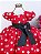 Vestido Menina Bonita Vermelho com Bolinhas Brancas Poá/Minnie/Minie - Imagem 2