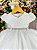 Vestido Menina Bonita Renda Triangulo Branco - Imagem 2