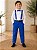 Conjunto Meninos Miss Cherry Leo Suspensorio Azul Royal - Imagem 1