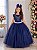Vestido Marie Longo Larissa Azul Petroleo - Imagem 1