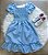 Vestido Blogueirinha Mãe e Filha Lara Azul Bebe - Imagem 5