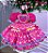 Vestido Bella Child Junino Caipira Encantado Luxo - Imagem 1