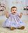 Vestido Vila Lele Jardim das Borboletas Baby Liz Lilas - Imagem 1