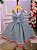 Vestido Banana Club Junino Luxo Arraia Feliz Preto - Imagem 4