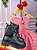 Vestido Banana Club Junino Luxo Arraia Feliz Vermelho - Imagem 3