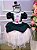 Vestido Temáticos Kids Mundo Bita Preto e Rosa - Imagem 4