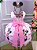 Vestido Tematicos da Miss Minnie/Minie Rosa Bebe - Imagem 7