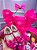 Vestido Temáticos Kids Masha e o Urso Pink/Rosa - Imagem 3