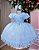 Vestido Menina Bonita Iza Azul Bebe - Imagem 1