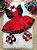 Romper/Vestido Princesa Belli Minnie/Minie Vermelho - Imagem 5