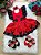 Romper/Vestido Princesa Belli Minnie/Minie Vermelho - Imagem 1