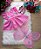 Romper/Vestido Princesa Belli Jardim Encantado Rosa - Imagem 4