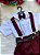 Conjunto Miss Cherry Meninos Social Shorts Ravi Marsala - Imagem 5