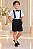 Conjunto Miss Cherry Meninos Social Shorts Ravi Preto - Imagem 1