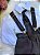 Conjunto Meninos Miss Cherry Rafael Suspensorio Preto - Imagem 3