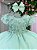 Vestido Menina Bonita Sabrina Jardim das Borboletas Verde Claro - Imagem 2