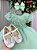 Vestido Menina Bonita Sabrina Jardim das Borboletas Verde Claro - Imagem 3