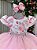 Vestido Menina Bonita Jardim Encantado Rosa Bebe Jaqueline - Imagem 2