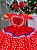 Vestido Bella Child Junino Quadrilha do Amor Luxo Vermelho - Imagem 2