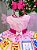 Vestido Infantil Temáticos Luxo Bolofofos - Bolo Fofos Modelo 2 - Imagem 3