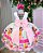 Vestido Temático Luxo Moana Baby Rosa Modelo 2 - Imagem 5