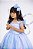 Vestido Marie Jardim Encantado Isis Luxinho Azul Bebe - Imagem 3