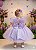 Vestido Marie Jardim Encantado Isis Luxinho Lilas - Imagem 2