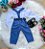 Conjunto Meninos Miss Cherry Leo Suspensorio Azul - Imagem 4
