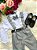 Conjunto Meninos Miss Cherry Henry Suspensorio Cinza - Imagem 2
