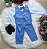 Conjunto Miss Cherry Social Leonardo Colete Azul Serenity - Imagem 1