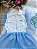 Vestido Blogueirinha Babado Rebeca Azul Bebe - Imagem 3